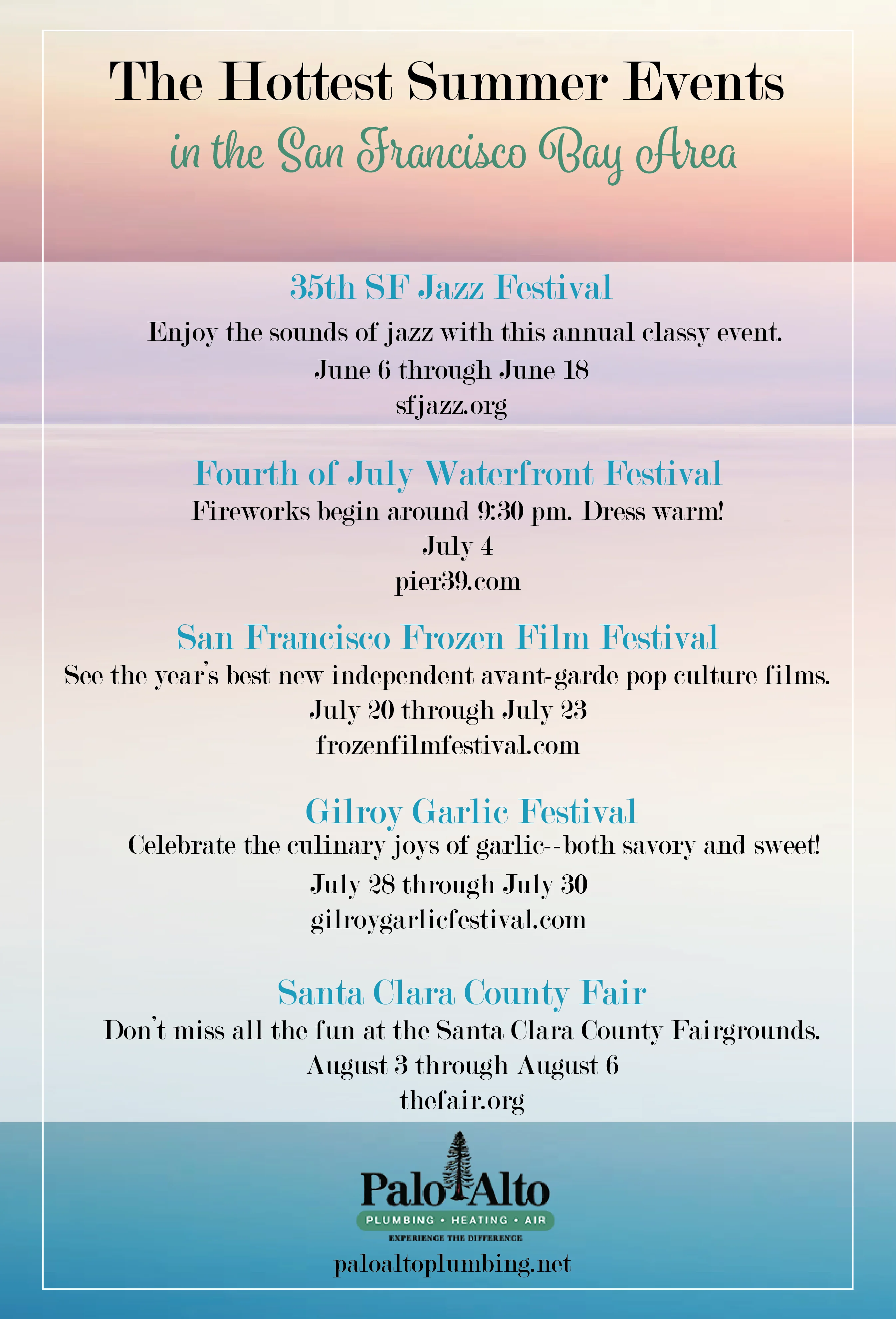 Summer Events SF Bay Area